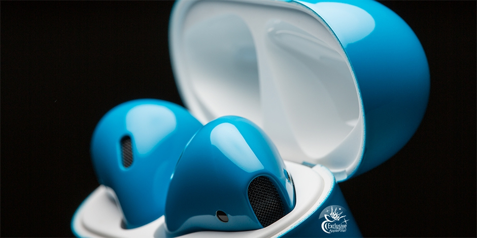 Купить Эксклюзивный AirPods Blue